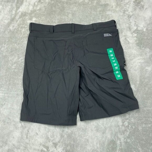 Eddie Bauer Mens Rainier Tech Shorts Size 38 Black Nylon/Spandex 6762 - Picture 4 of 8